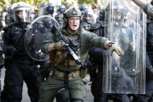 America Protests Riot Gear | Village 14 | Newton MA News and Politics Blog